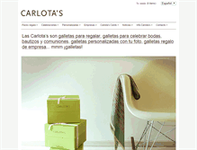 Tablet Screenshot of carlotas.com